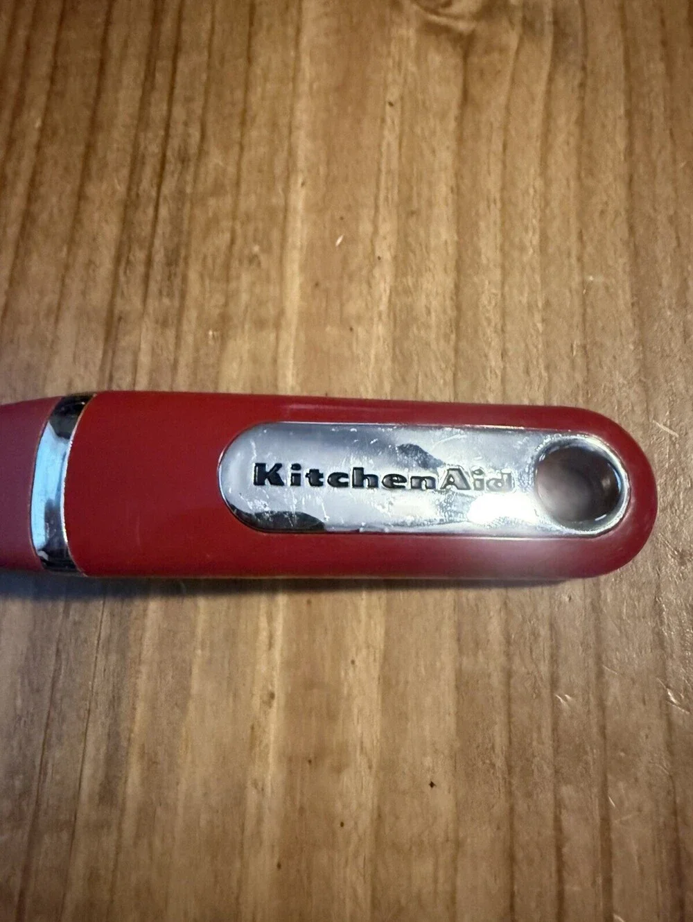 KitchenAid Classic Slotted Spatula Turner Flipper Red Heat Resistant Large 14”